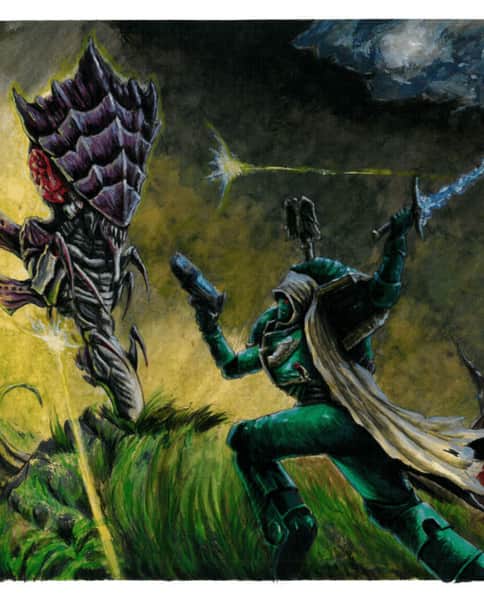 Dark Angel versus Zoanthrope by HreidmaArt 