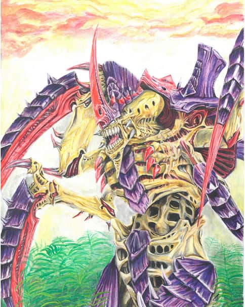 Hive Tyrant by HreidmaArt 