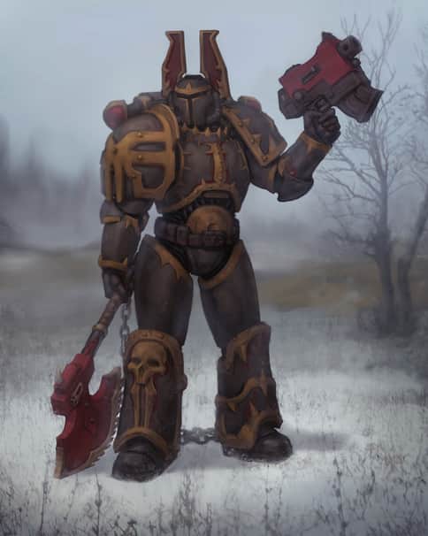 Khorne Berserker by Ichisip Galle 