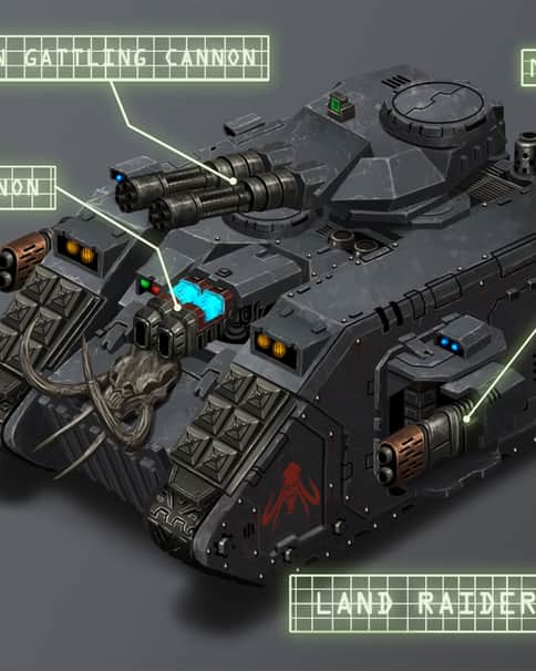 Land Raider by J.A Jewel Ng 