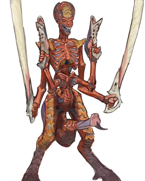 Old Tyranid by mossa 