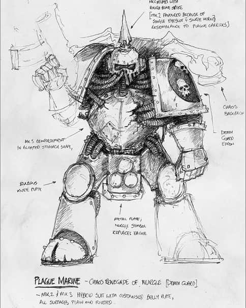 Plague Marine by Jes Goodwin