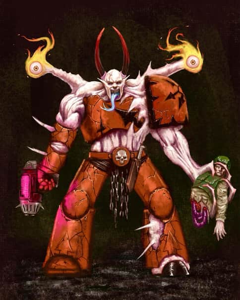 Possessed Chaos Marine by EndlessNightArt Possessed Chaos Marine by EndlessNightArt