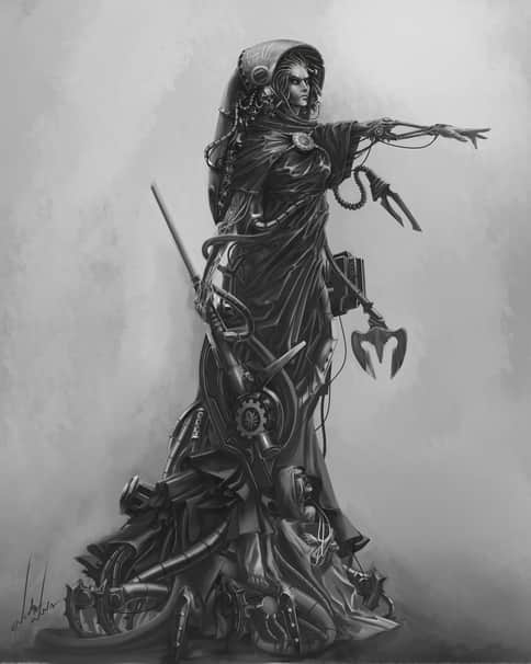 Priest from Cyclothrathe by Nictanova 