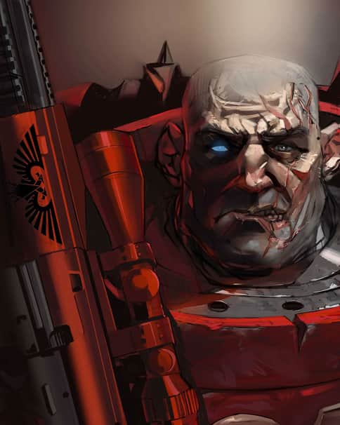 Space Marine Portrait by Jesus Villar 