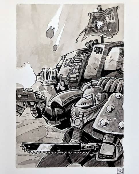 Space Marines by Rich Mason 