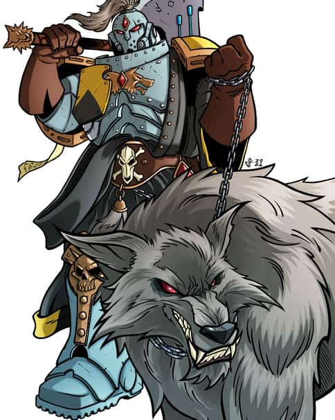 Space Wolves by Giulio Fanfoni 
