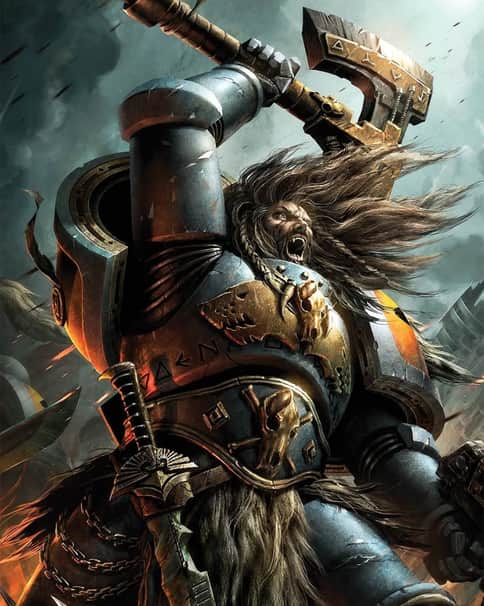 Space Wolves by Raymond Swanland 
