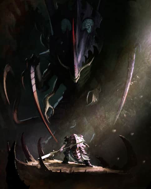 Buri Aegnirssen Vs Norn Emissary by Games Workshop Artists