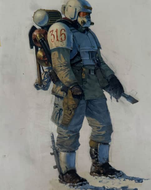 Cadian Shock Troops by Karl Kopinski 