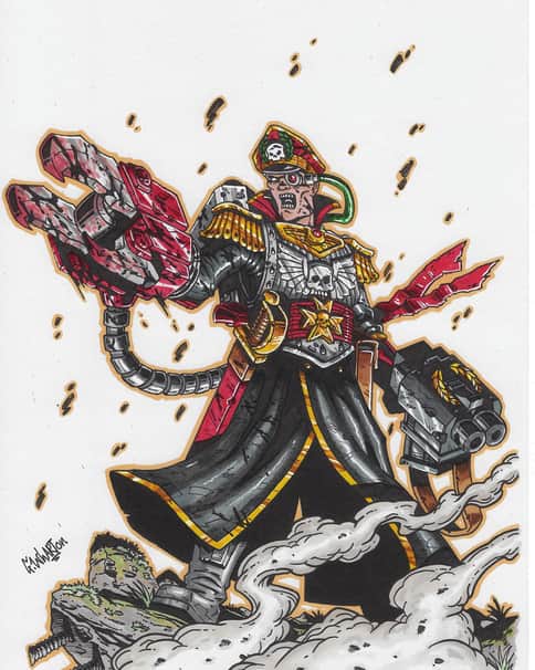 Commissar Yarrick by Garry Wharton 