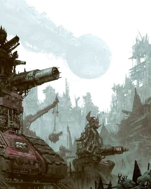 Hive Hades Ork Tanks by Jon Cave 