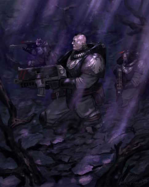 Raven Guard Scouts by Reuben Blakeman 