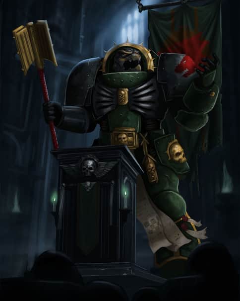 Salamander Terminator Chaplain by bebzebk 