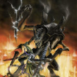 Tyranid vs Eldar by David Gallagher (david.gallagher.art)