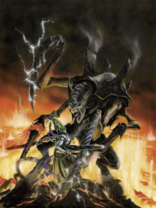 Tyranid vs Eldar by David Gallagher Tyranid vs Eldar by David Gallagher