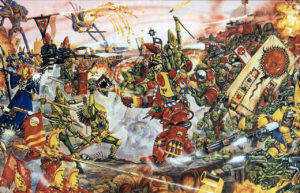 Eldar vs Orks by David Gallagher Eldar vs Orks by David Gallagher