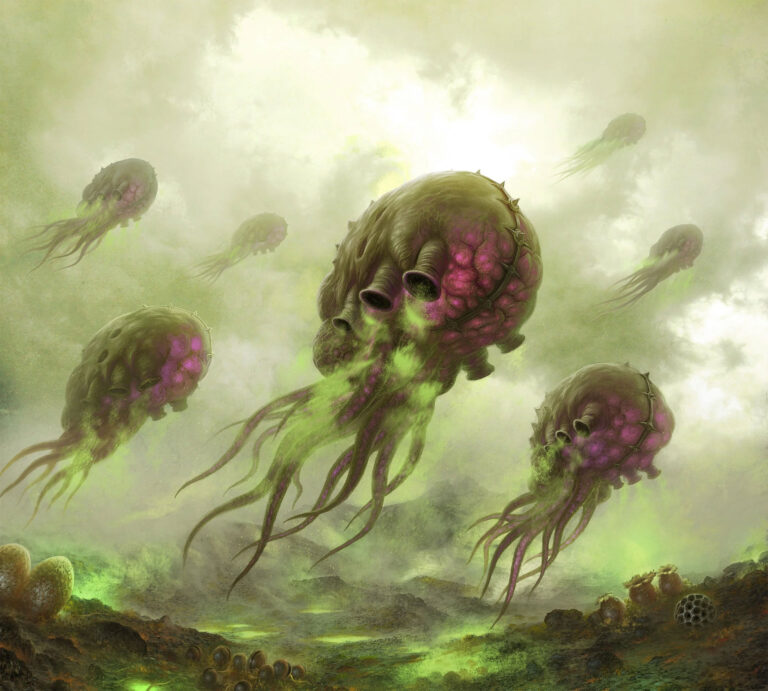 Toxic Spore Sacs by Alexandr Elichev 