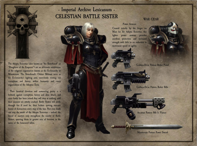 Celestian Battle Sister by Yosafat Bayupratama 