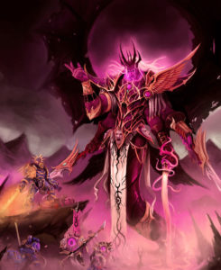 Daemon Primarch Fulgrim by The Mothman