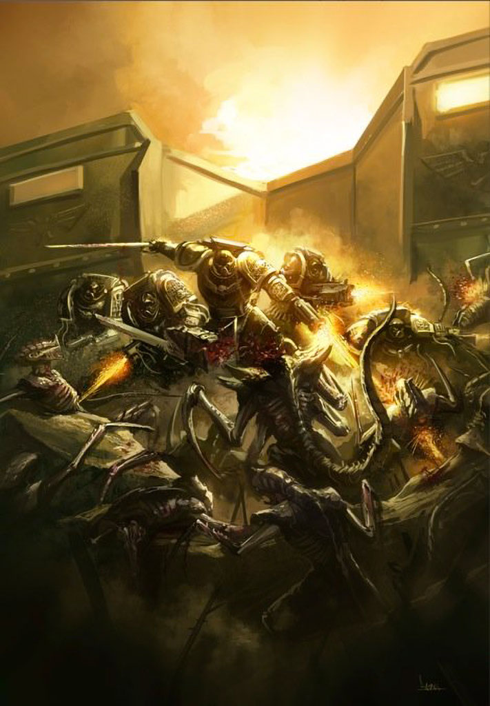 Deathwatch vs Tyranids by Fares Maese Deathwatch vs Tyranids by Fares Maese