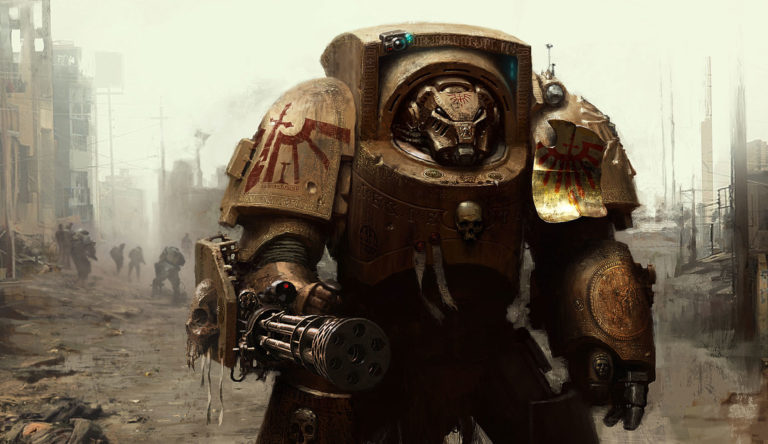 Deathwing Space Marine Terminator by Jose Daniel Cabrera Peña