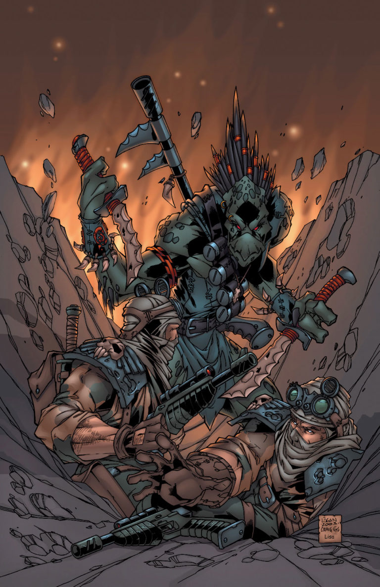 Kroot Attack by Logan Lee