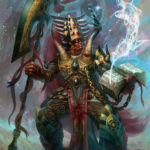 Primarch Magnus The Red by Jacob Atienza (jubjubjedi)