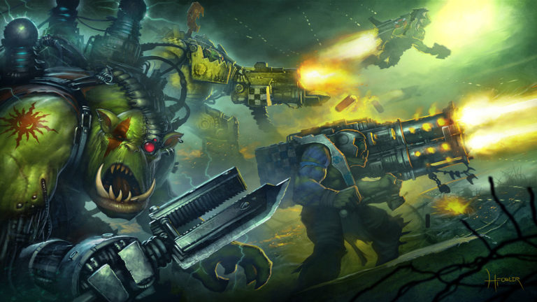 Ork Squad by Hardy Fowler 