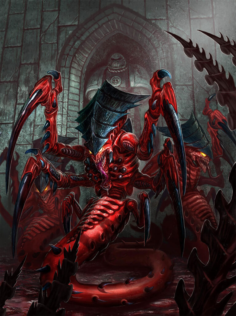 Tyranid Raveners by Jacob Atienza 