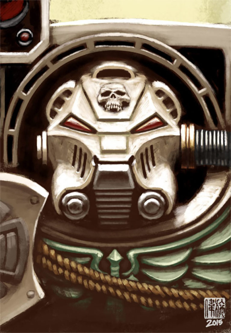 Warhammer 40k Portraits by Vicente Sivera Catala 