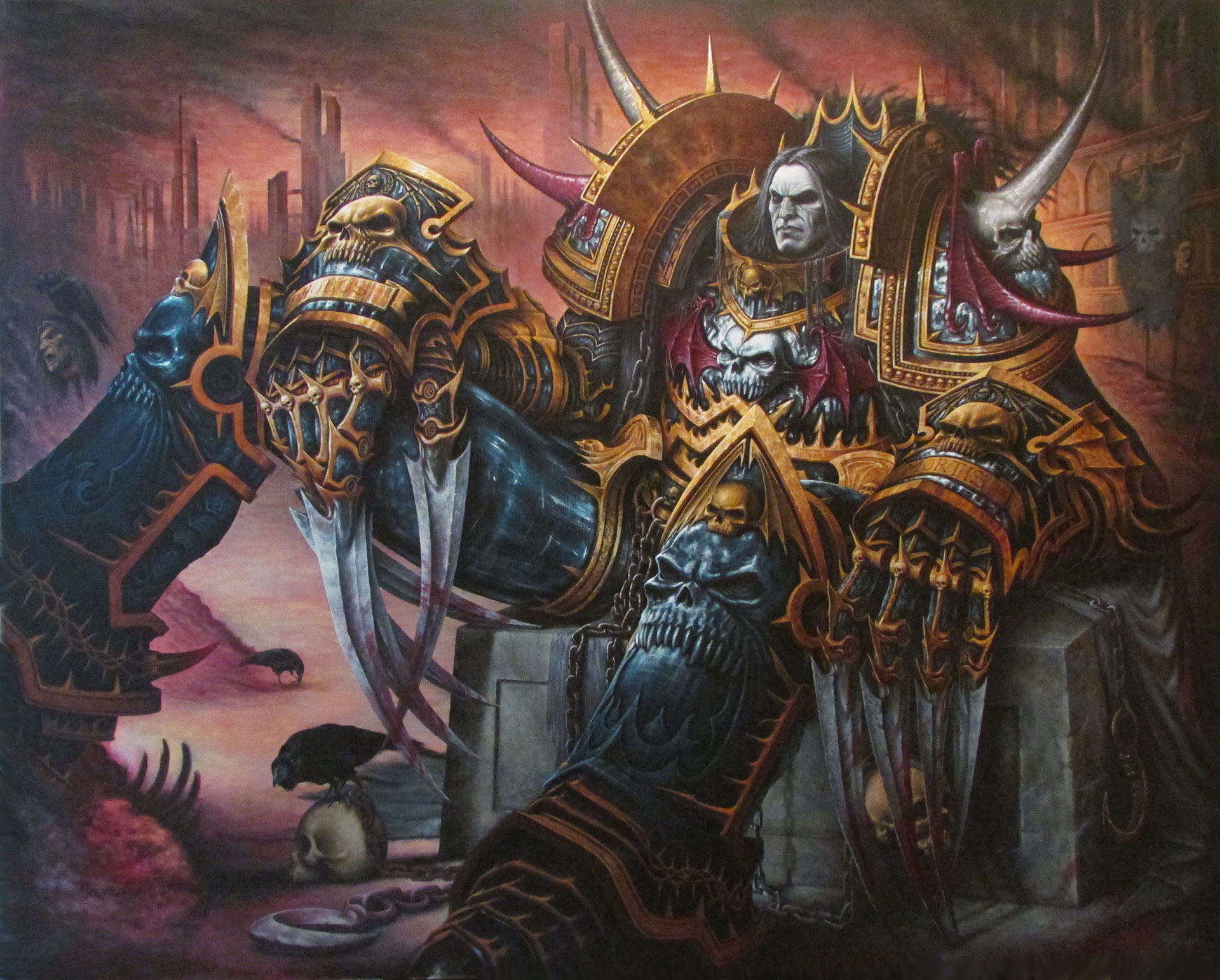 Konrad Curze Art By David Severeide 40K Gallery Konrad Curze Art By David Severeide 40K Gallery