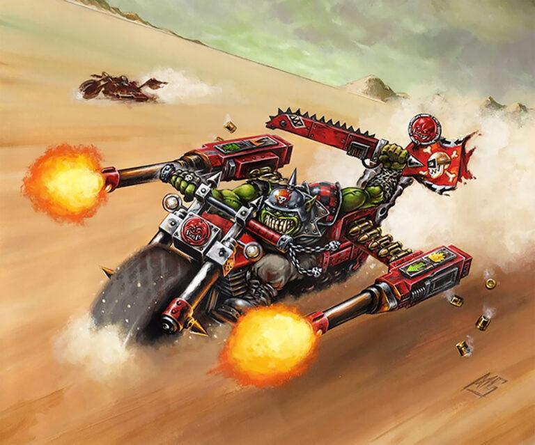 Ork Warbike by Mark Gibbons 
