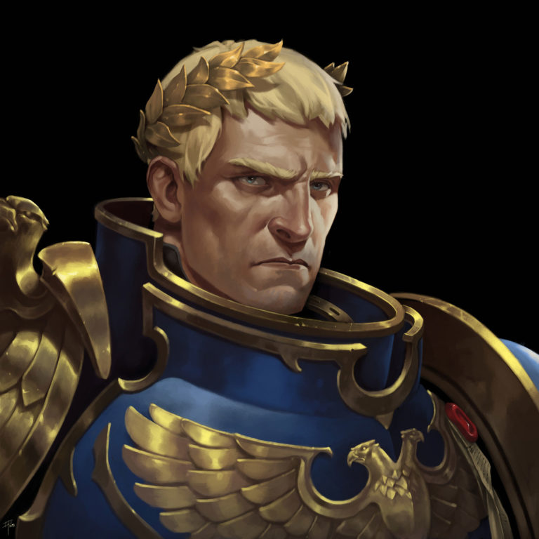 Roboute Guilliman by Adrián Prado 
