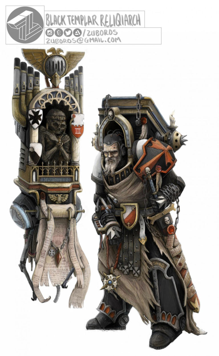 Black Templar Requiliarch by Thomas Mack 