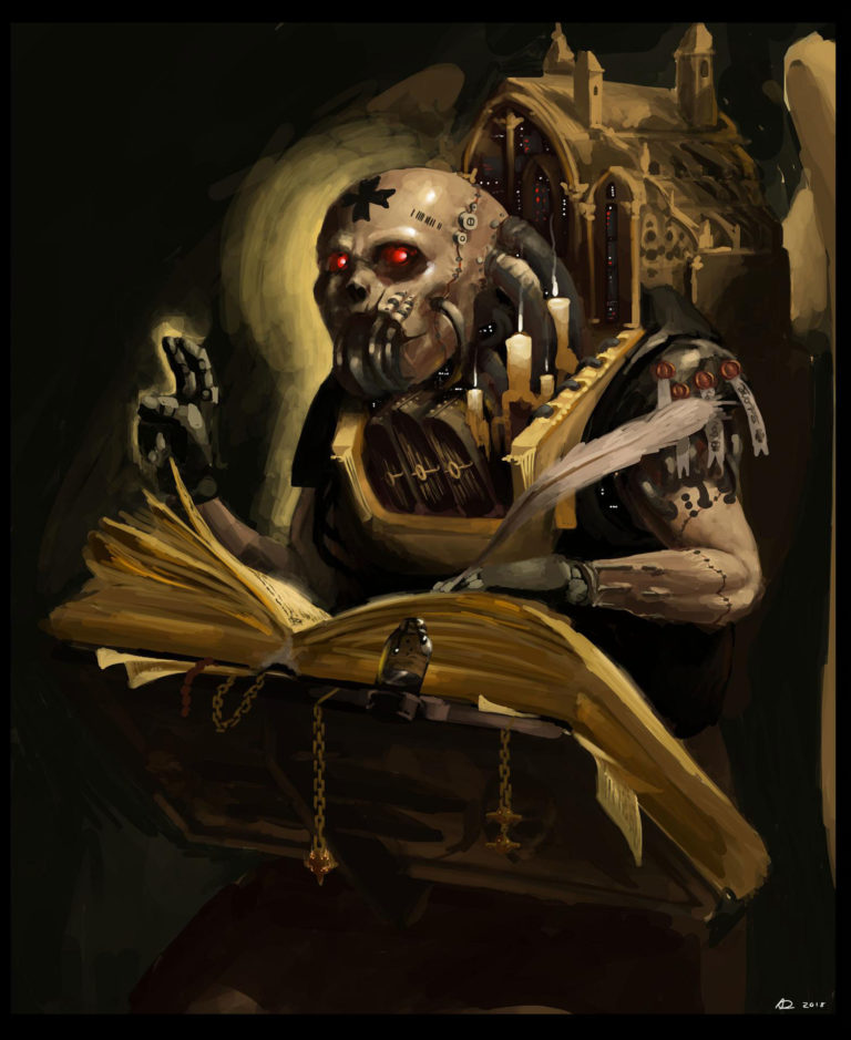 Cenobyte Servitor by Andrew Davenport 