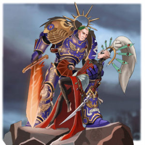Guilliman x Yvraine by spaceMAXmarine