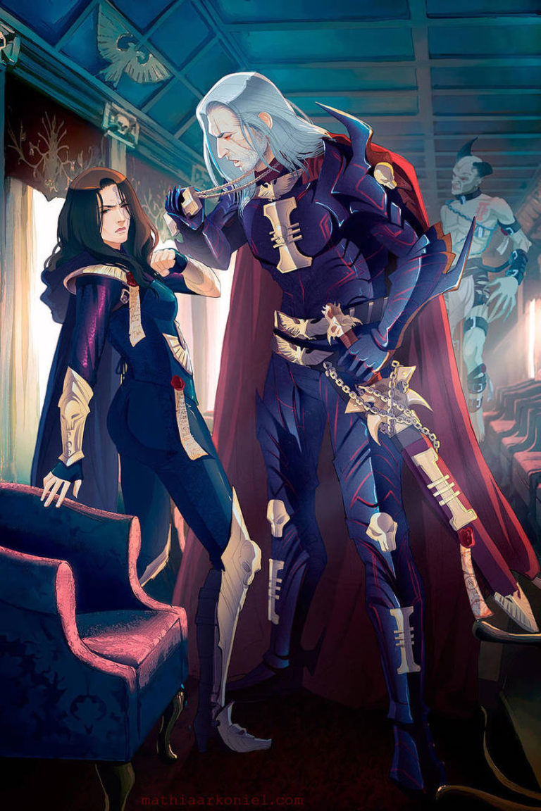 Sierra and Van Demian by Mathia Arkoniel