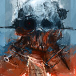 40K Probe Skull by Michal Grzeskow (SirGorke)