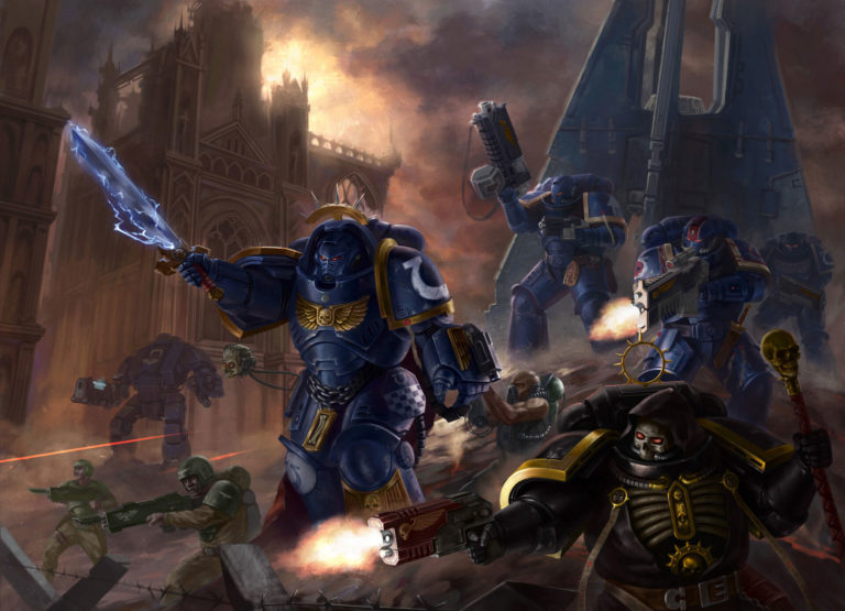 Ultramarines Landing by Sergey Nagornov 