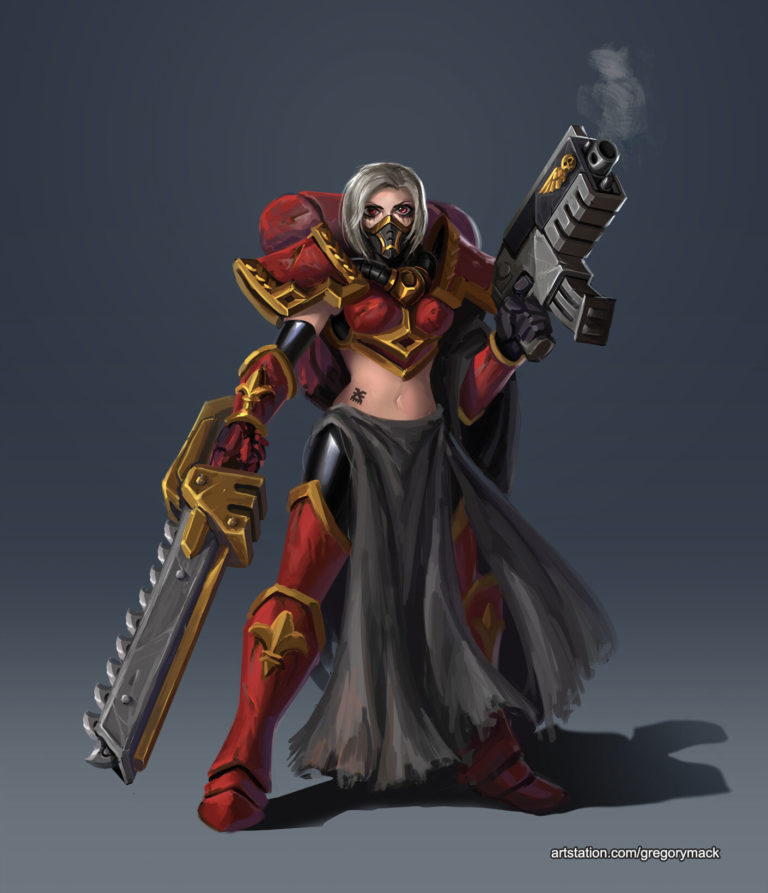 Chaotic Sister of Battle by Greg Mack Chaotic Sister of Battle by Greg Mack