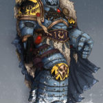 Space Wolf Captain by Thomas Shirley