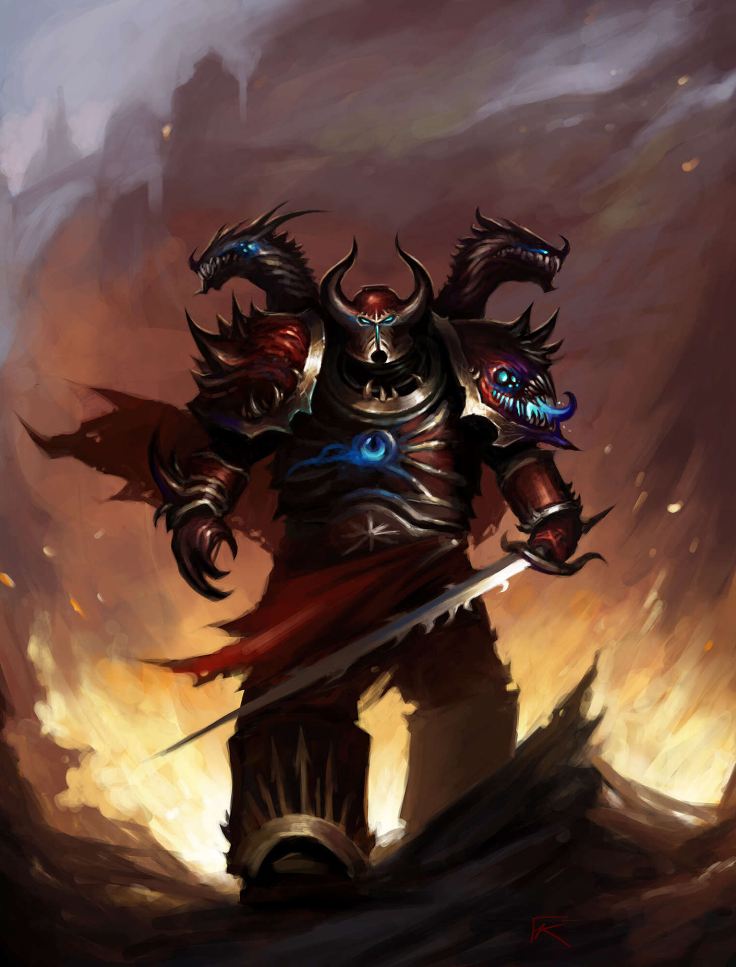 Chaos Space Marine by George Kvavadze Chaos Space Marine by George Kvavadze