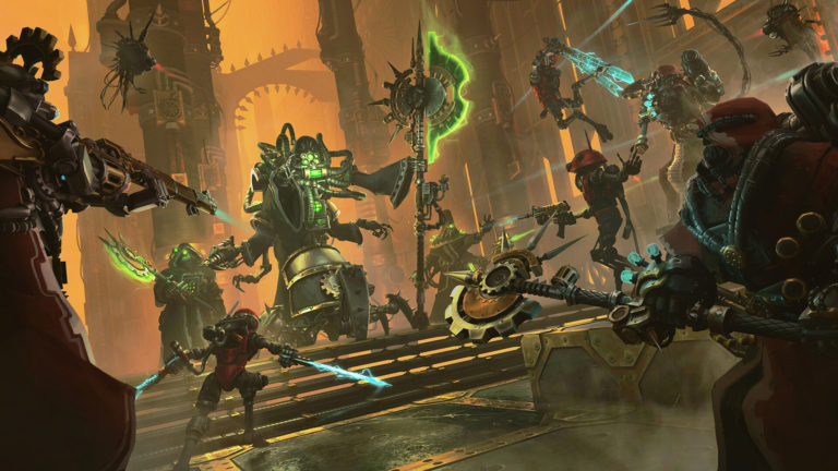 Heretek Marketing Art by Lucas Terryn 