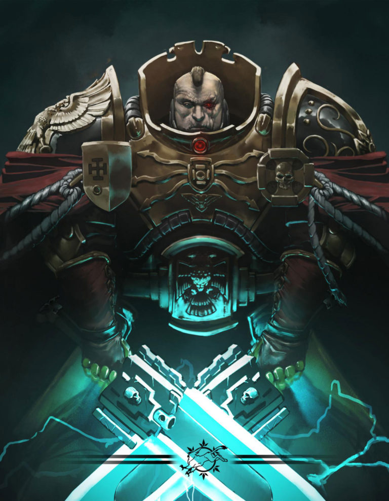 Shield-Captain Adeptus Custodes by BlocSanchez 