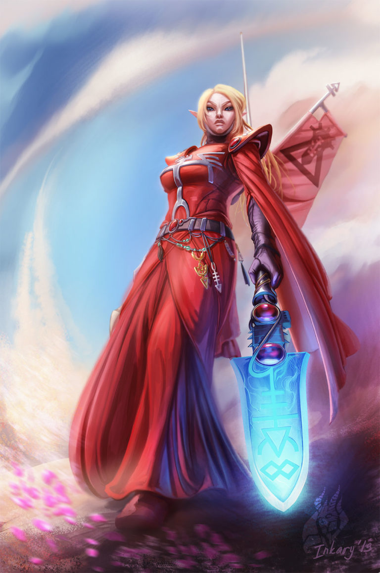 Telvae Ysethanis the Ynnari Farseer by Inkary Telvae Ysethanis the Ynnari Farseer by Inkary