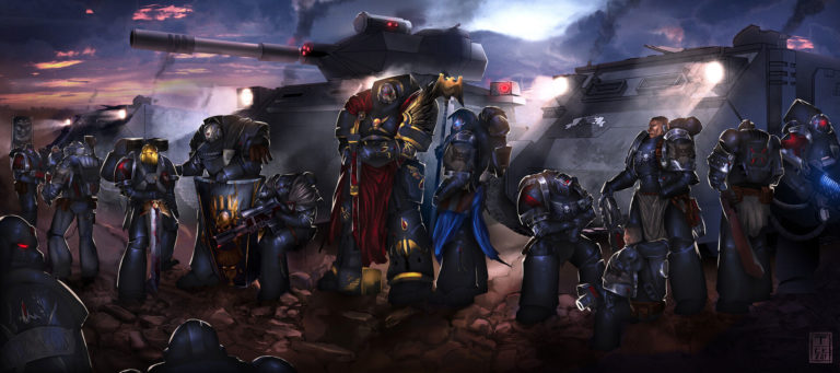 Pre-Battle Meeting by Tony Cezar 