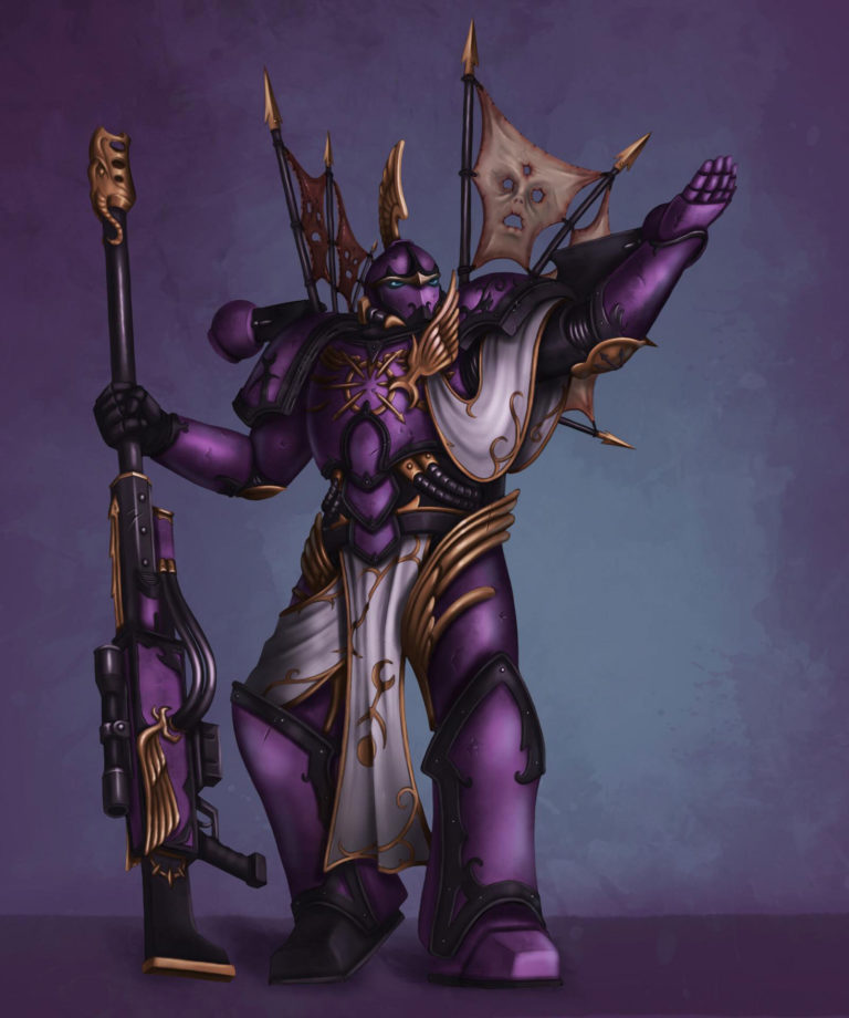 Slaanesh Sniper by James-Christopher Fauvelle 