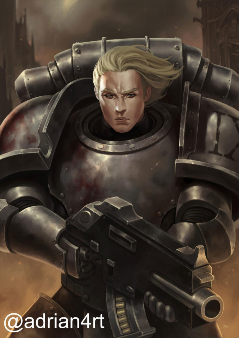 Ancient Blood Angel by Adrián Prado 