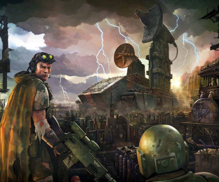 Imperial Guard vs Ork-Controlled Ordinatus by Matt Bradbury